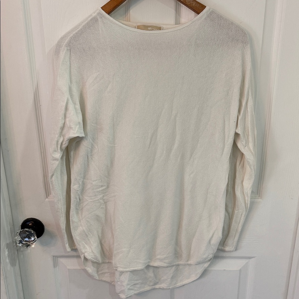 Michael Kors Cream Knit Pullover Top